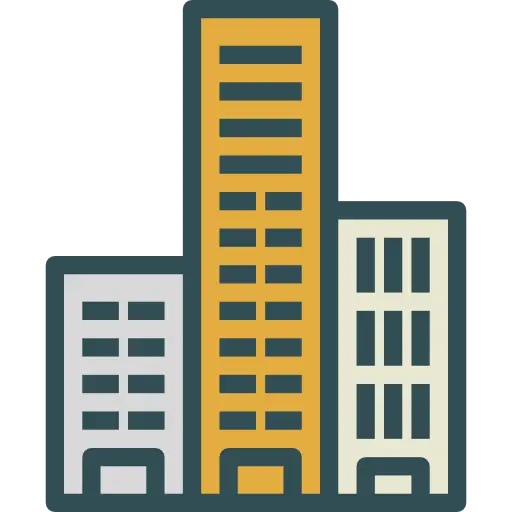 Tall Buildings Illustration in Urban Style