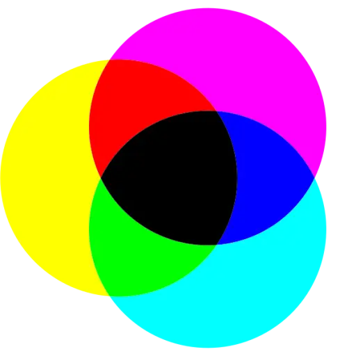 Overlapping Color Wheel Circles