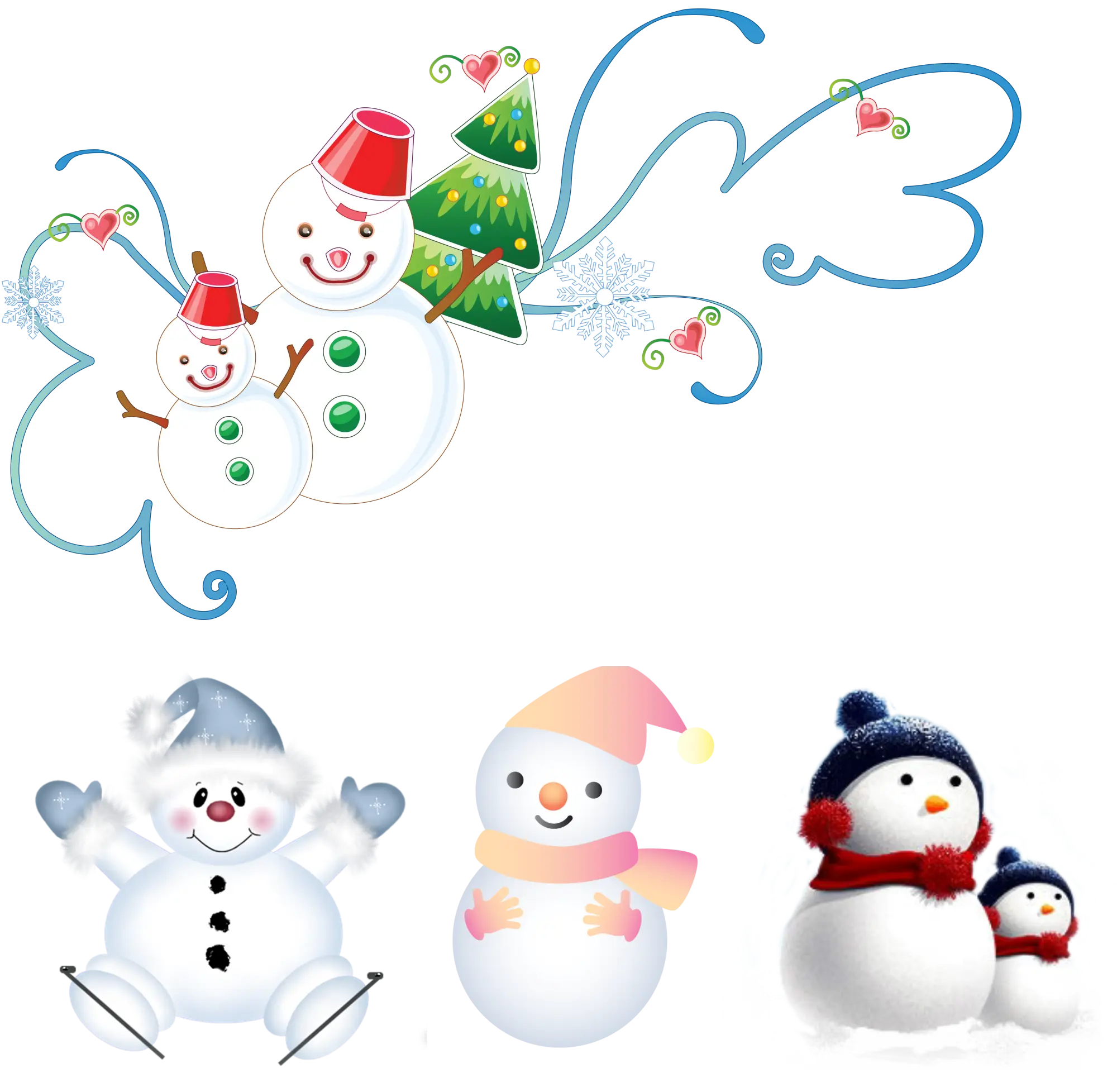 Snowman Figures for Christmas