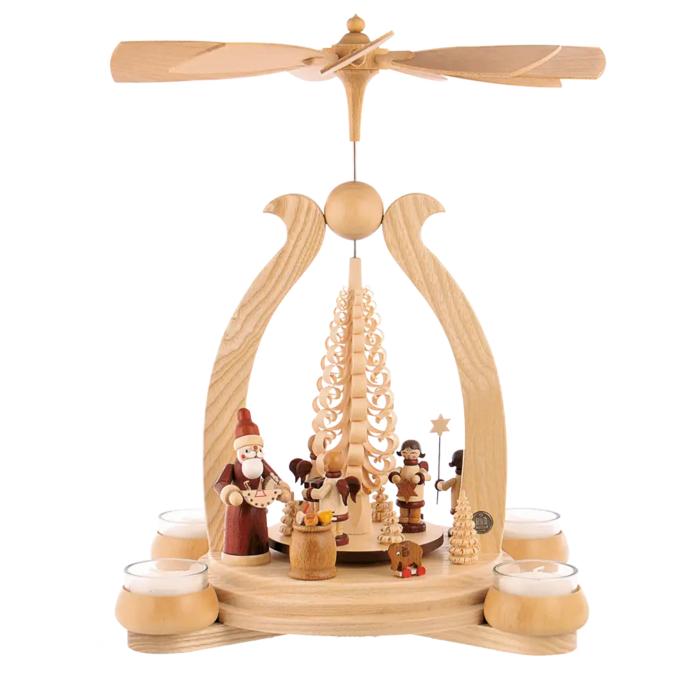 Wooden Christmas Carousel Decoration