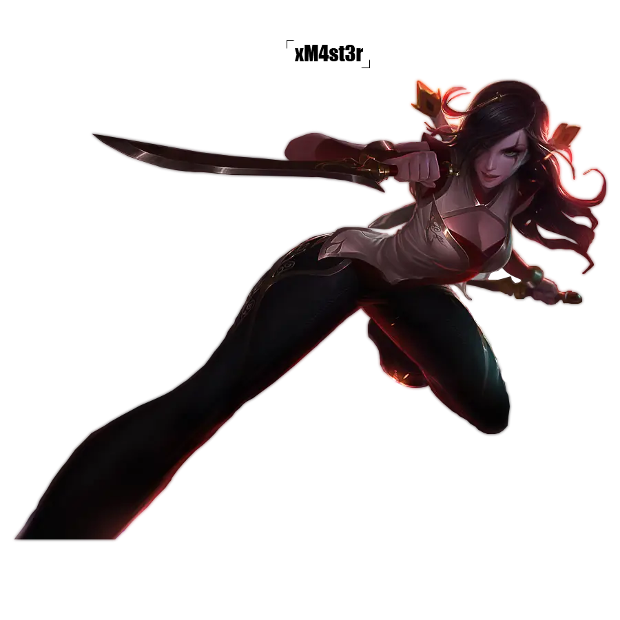 Female Warrior with Sword Illustration