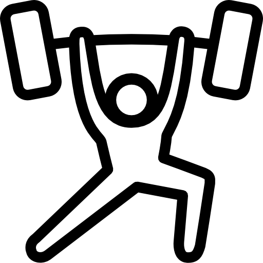 Weightlifting Exercise Icon Design