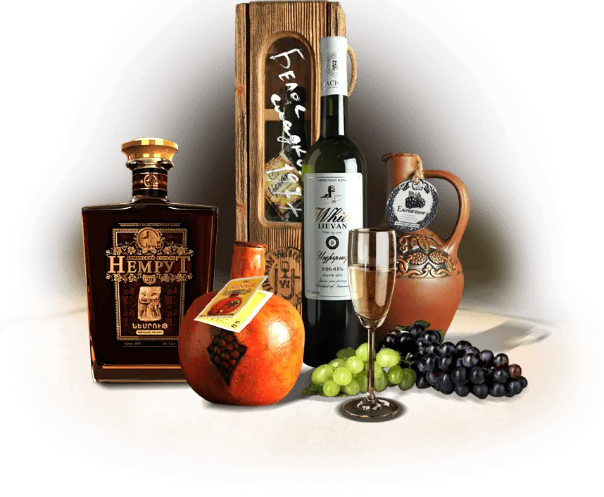 Elegant Still Life with Bottles and Fruits