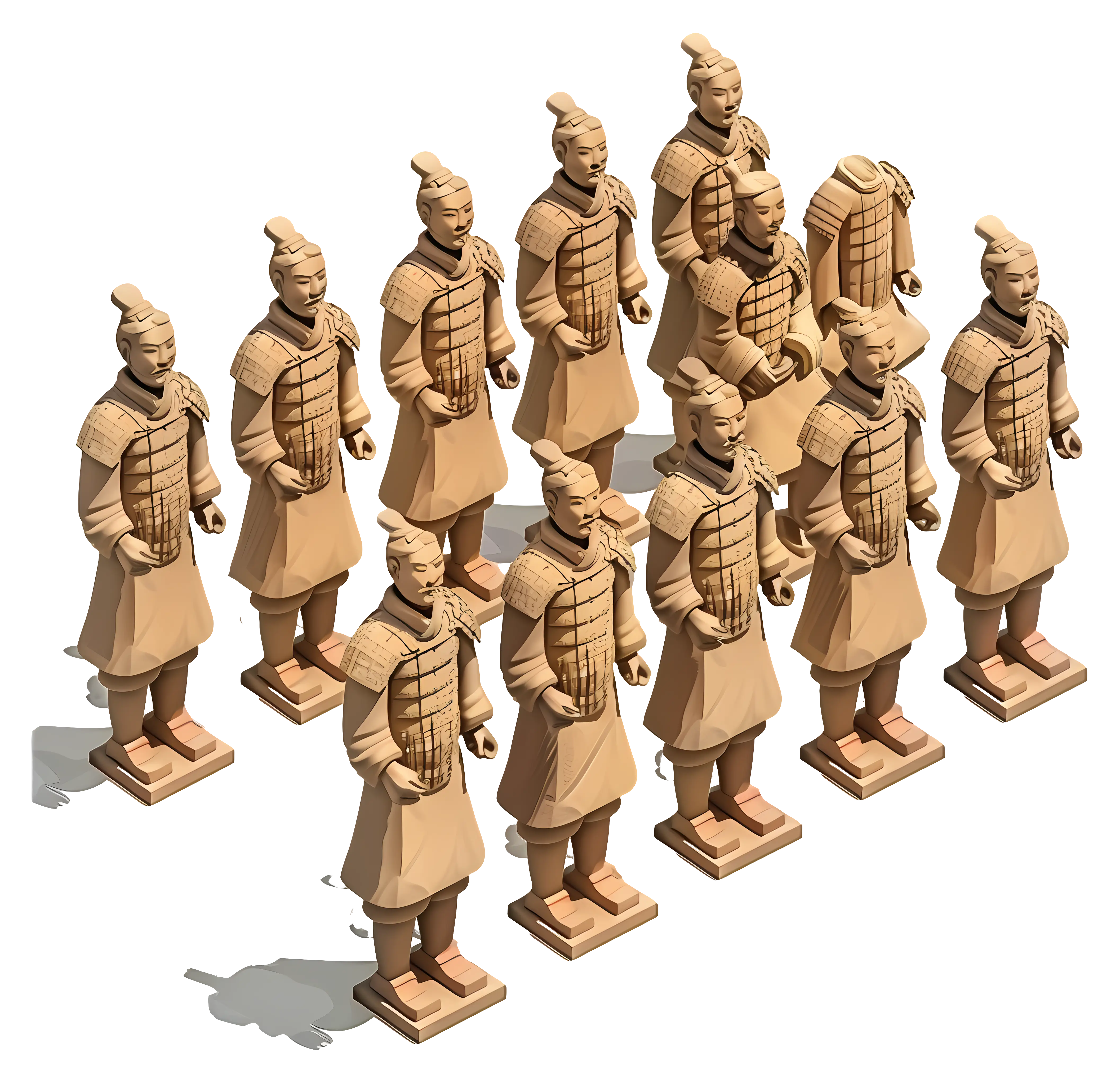 Terracotta Warriors Ancient Statues