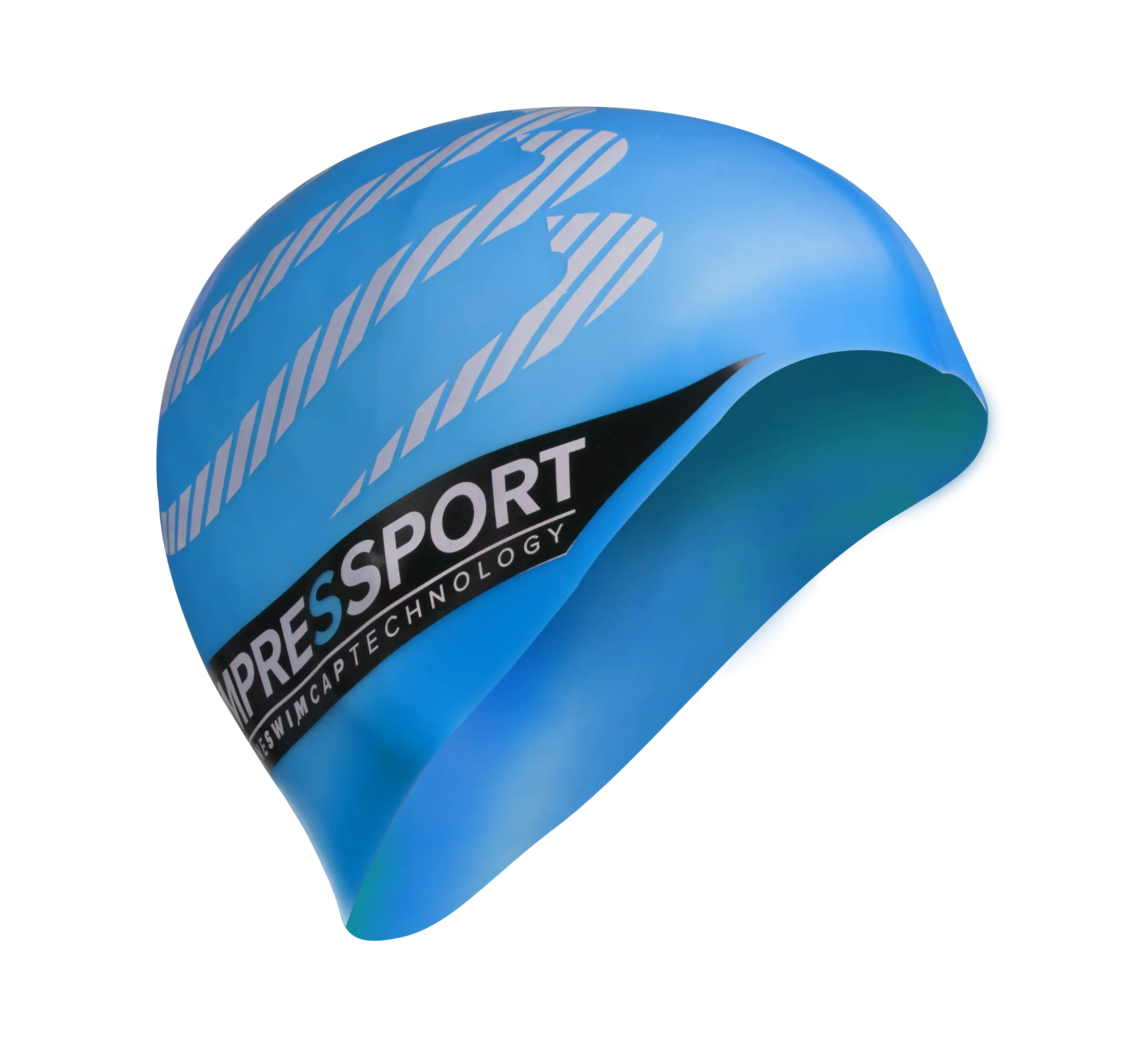 Blue Swim Cap for Competitive Swimming