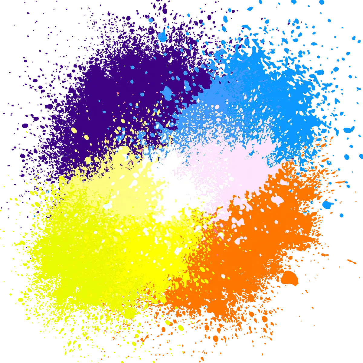 Colorful Paint Splatter
