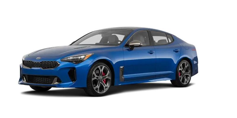 Blue Sedan Car with Modern Design