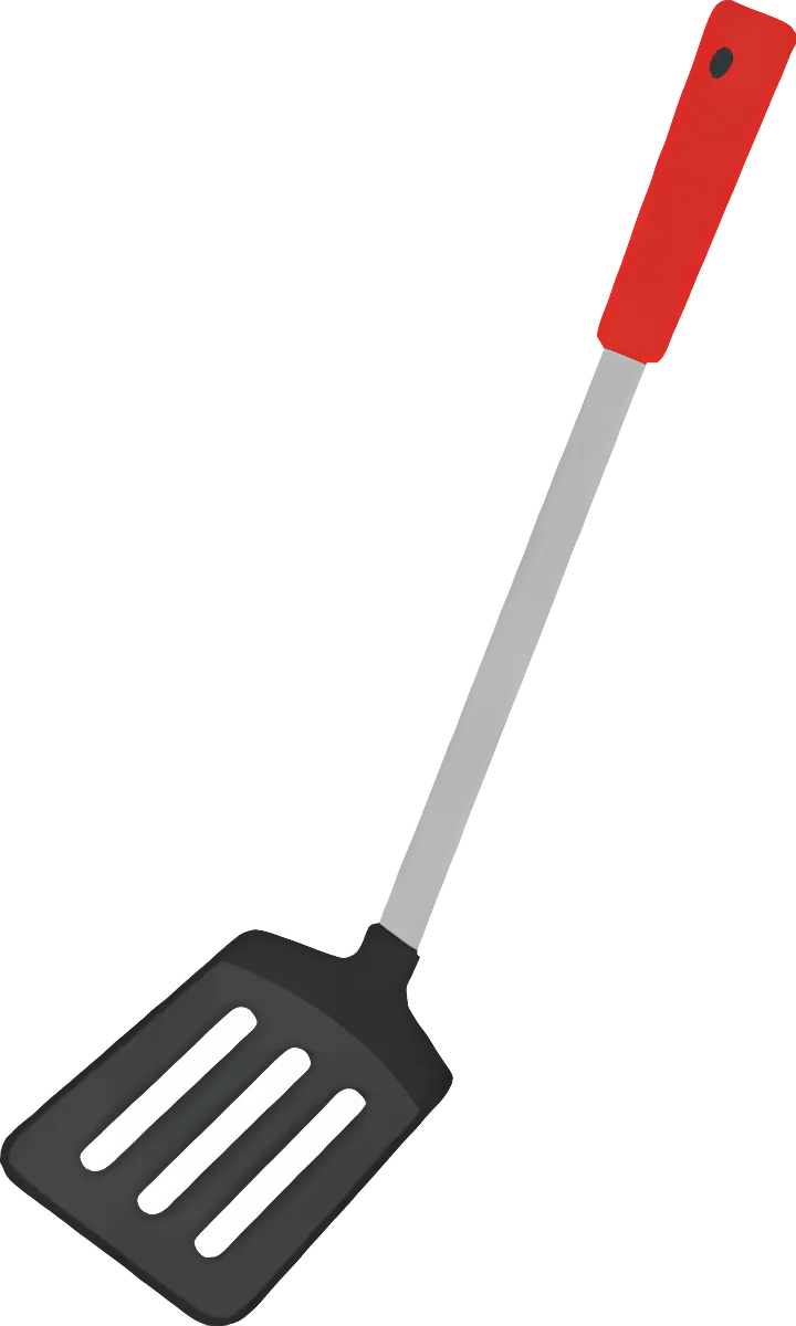 Kitchen Spatula with Red Handle