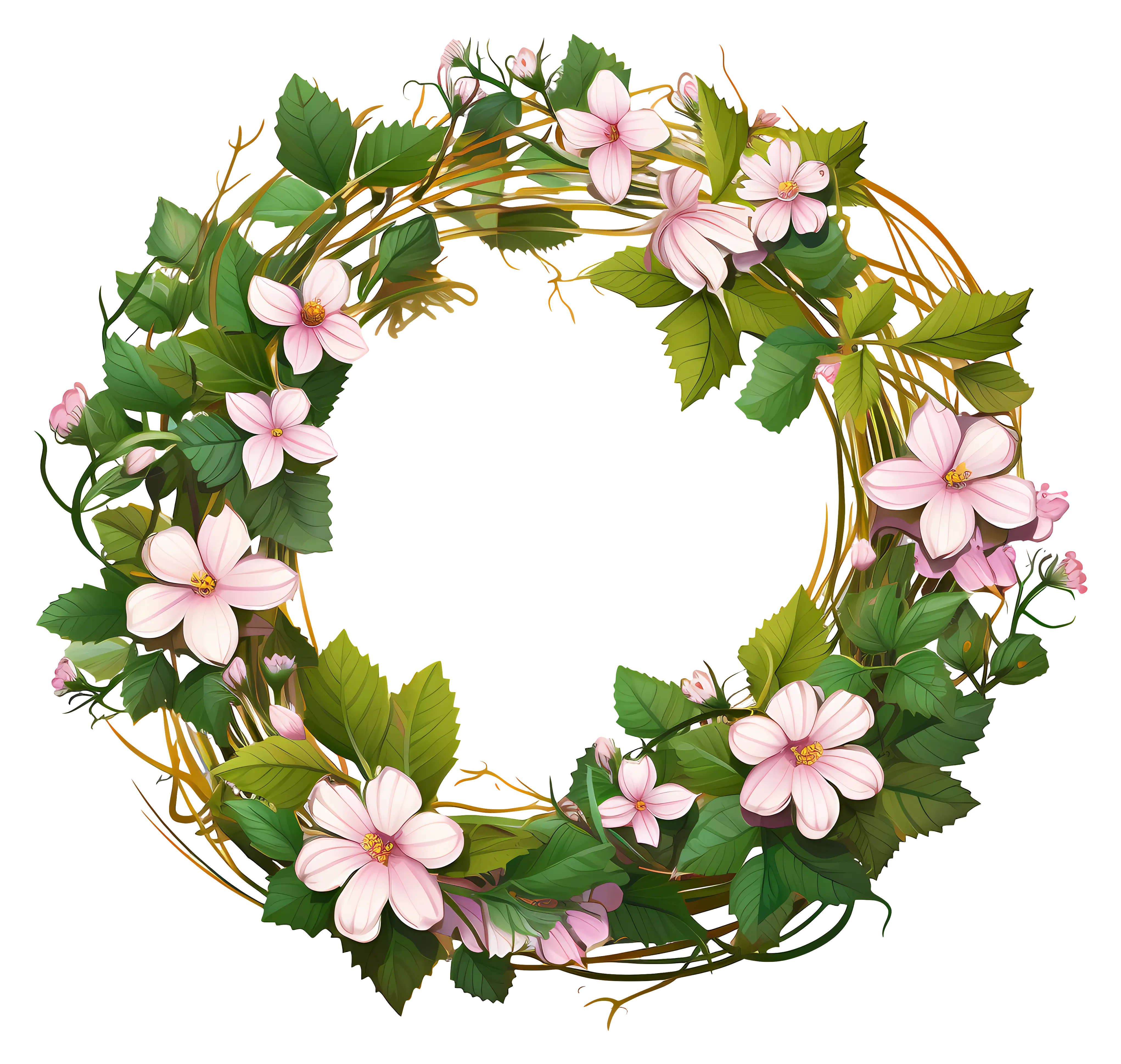 Beautiful Floral Wreath