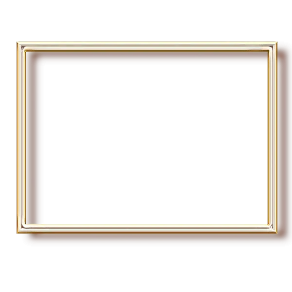Rectangular Gold Photo Frame