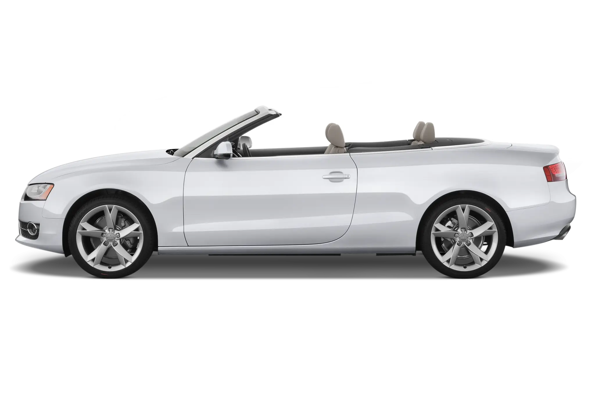 White Convertible Car Design
