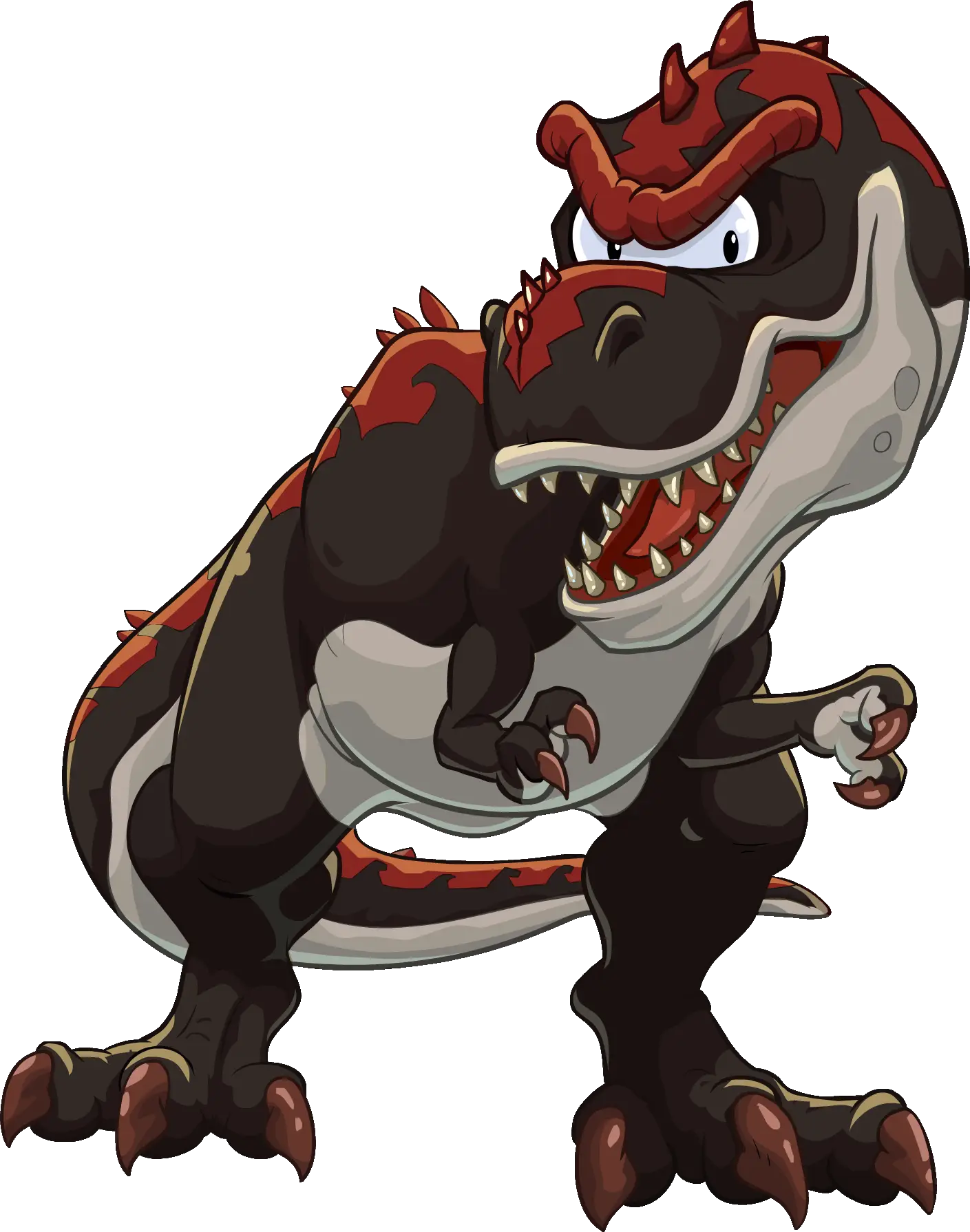 Ferocious Cartoon T-Rex