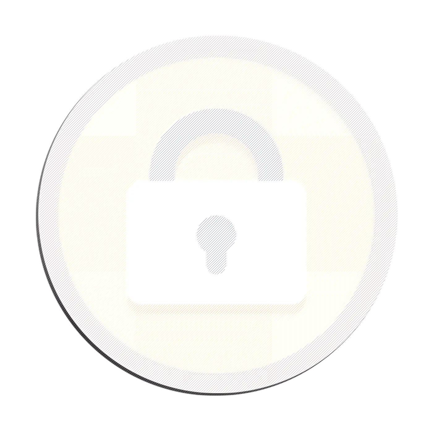 Lock Icon Symbolizing Security