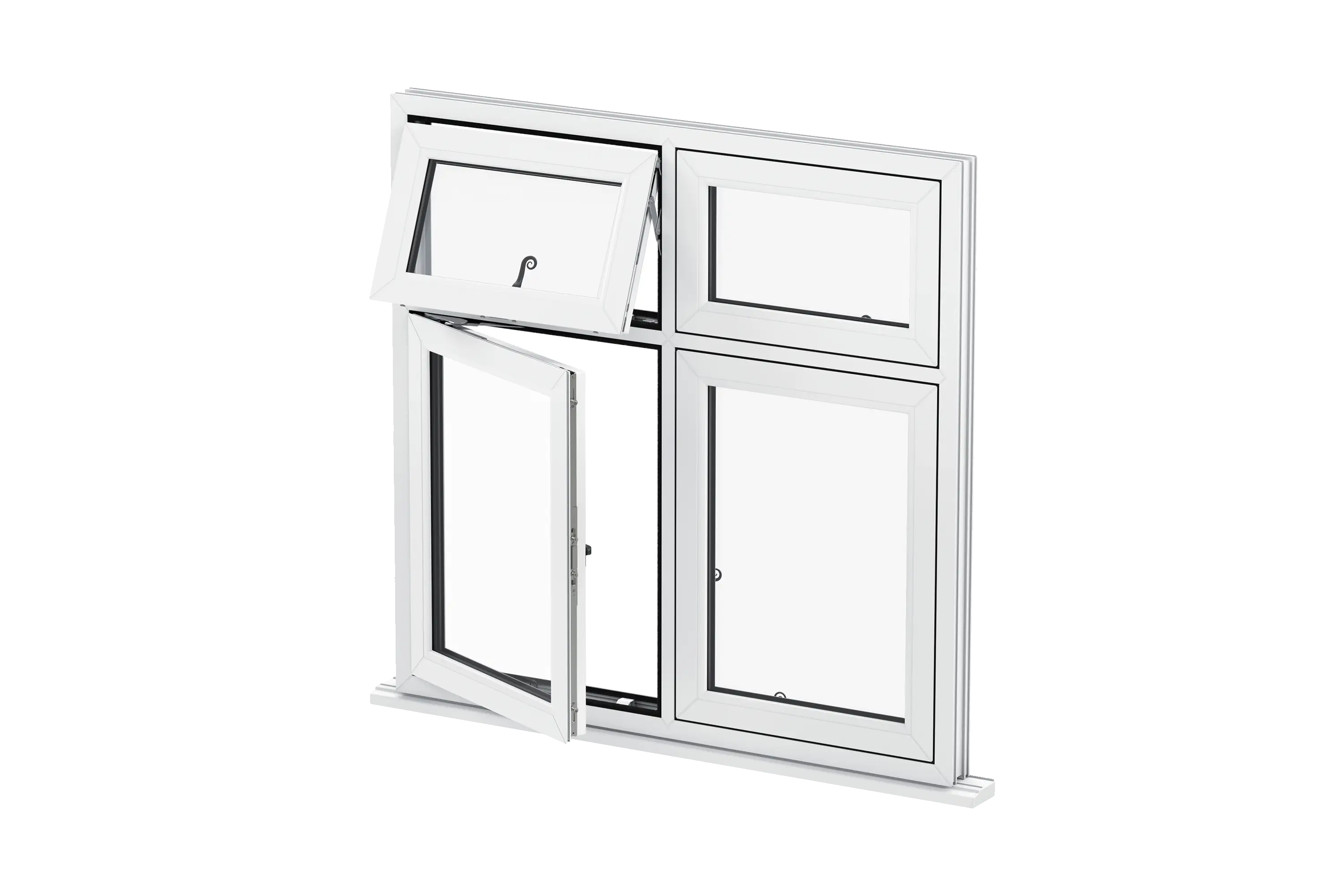 White Window Frames Design