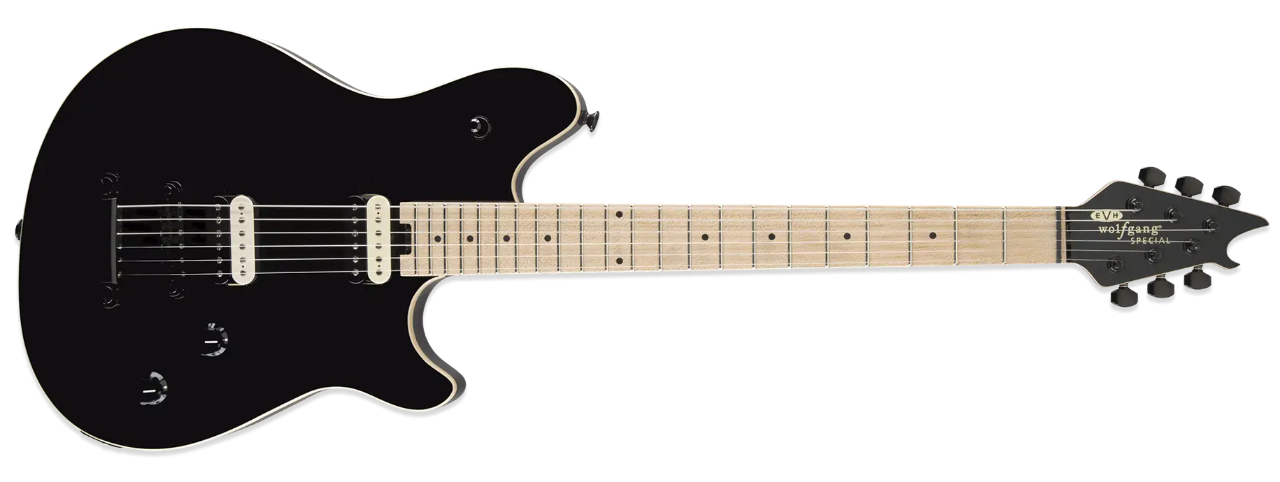 Classic Black Electric Guitar