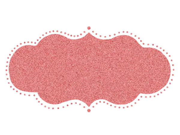 Pink Glitter Frame