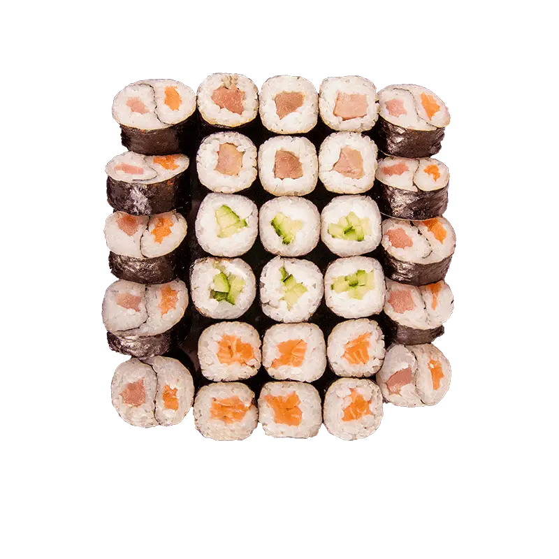 Assorted Sushi Rolls for Japanese Cuisine Lovers
