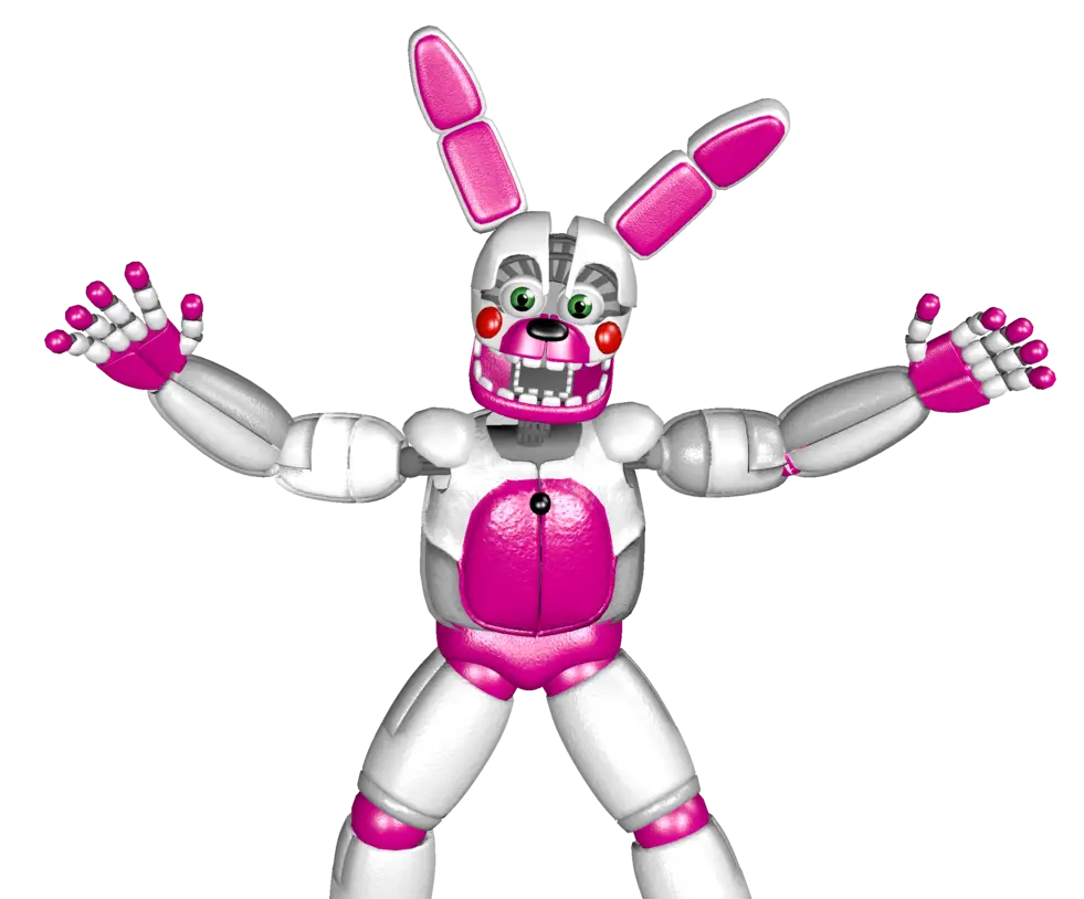 Robotic Bunny Character Cartoon