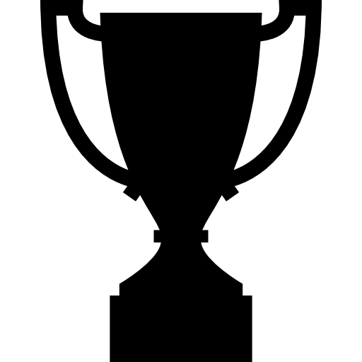 Silhouette of a Trophy Cup