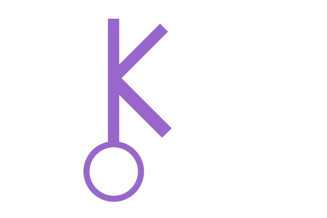 Purple Abstract Symbol