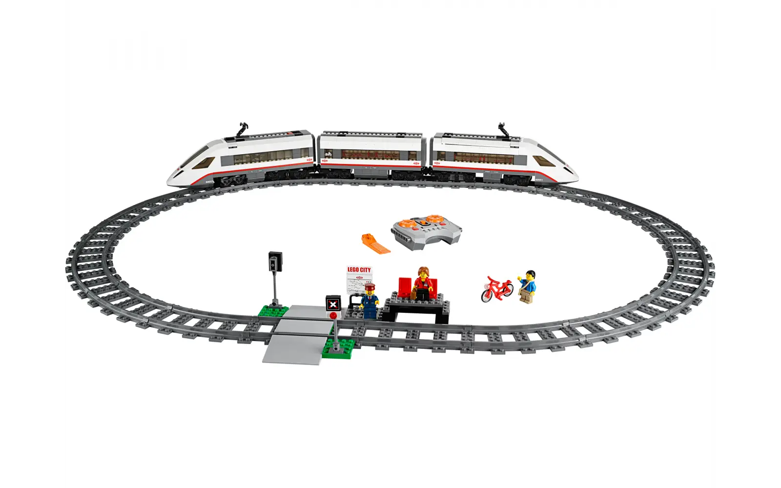 Train Set Model on Circular Tracks