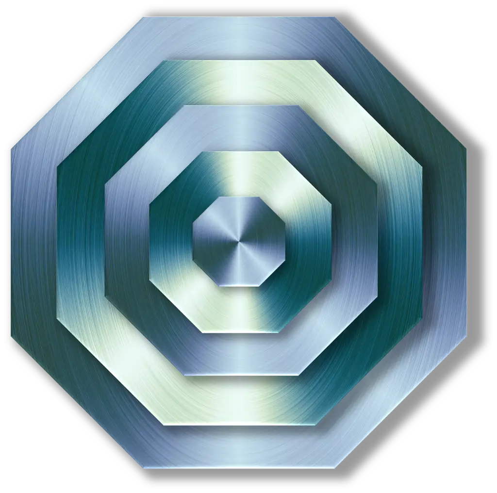 Metallic Octagon Design