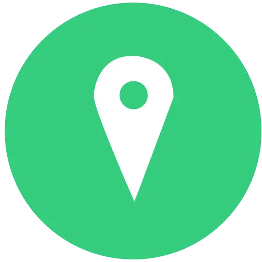 Green Location Pin Symbol