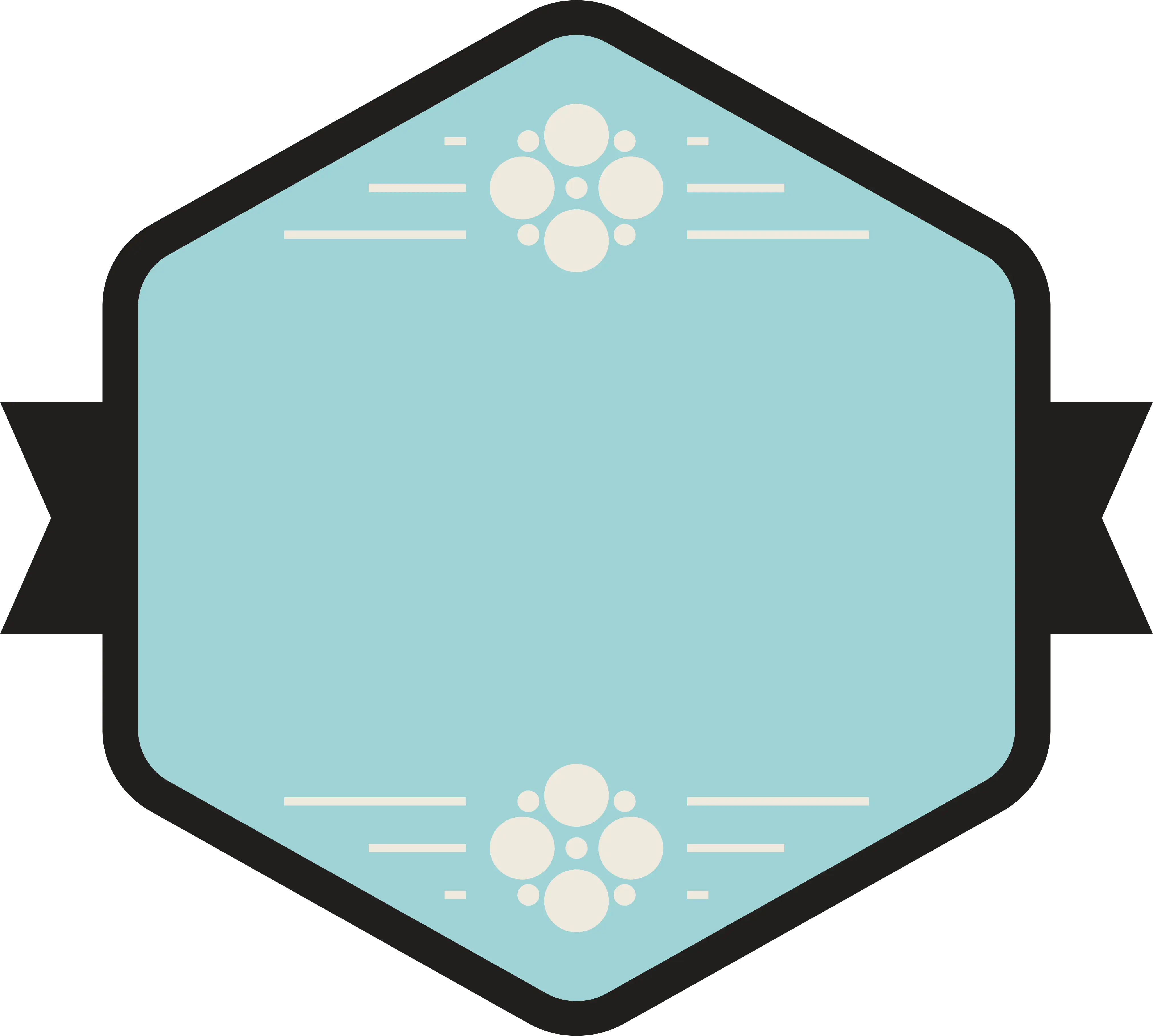 Hexagonal Badge