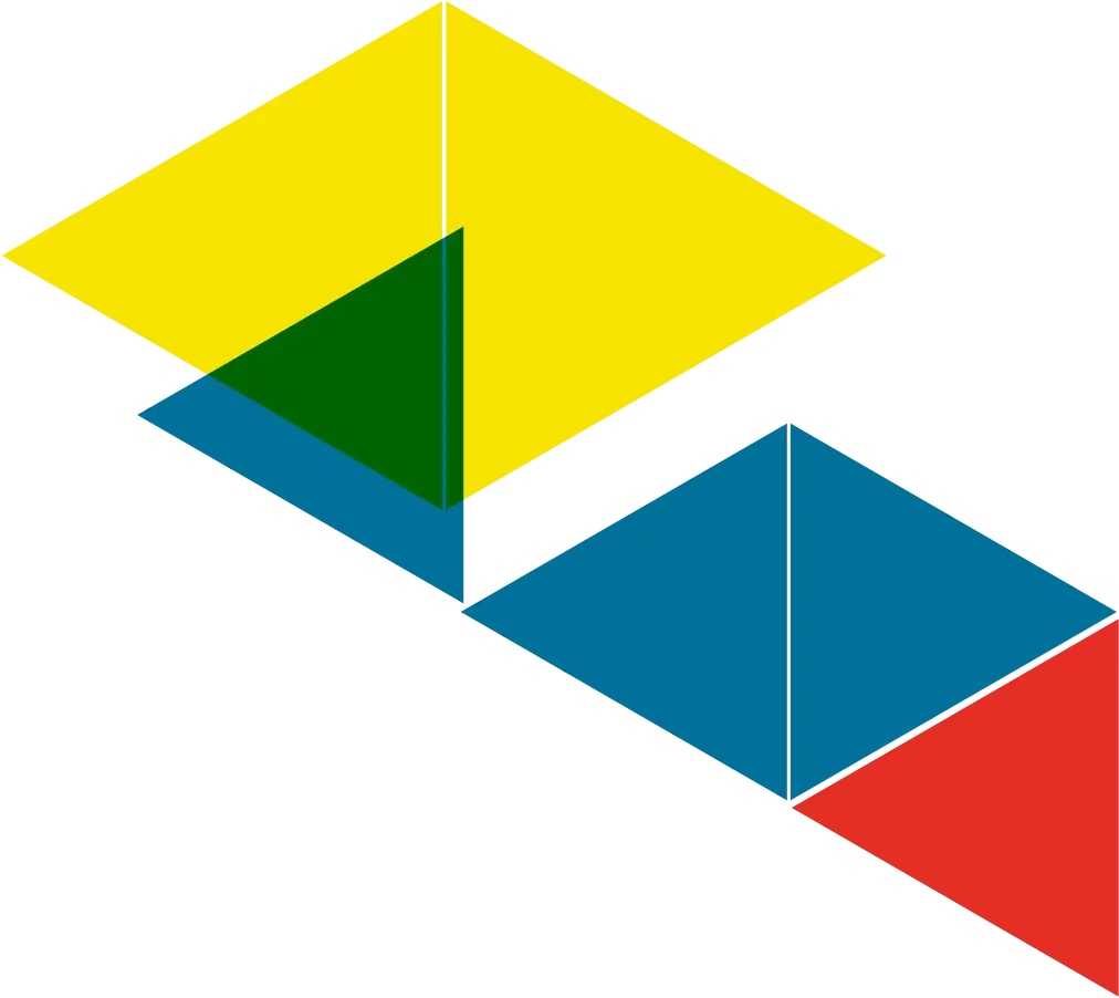 Colored Geometric Tile Design