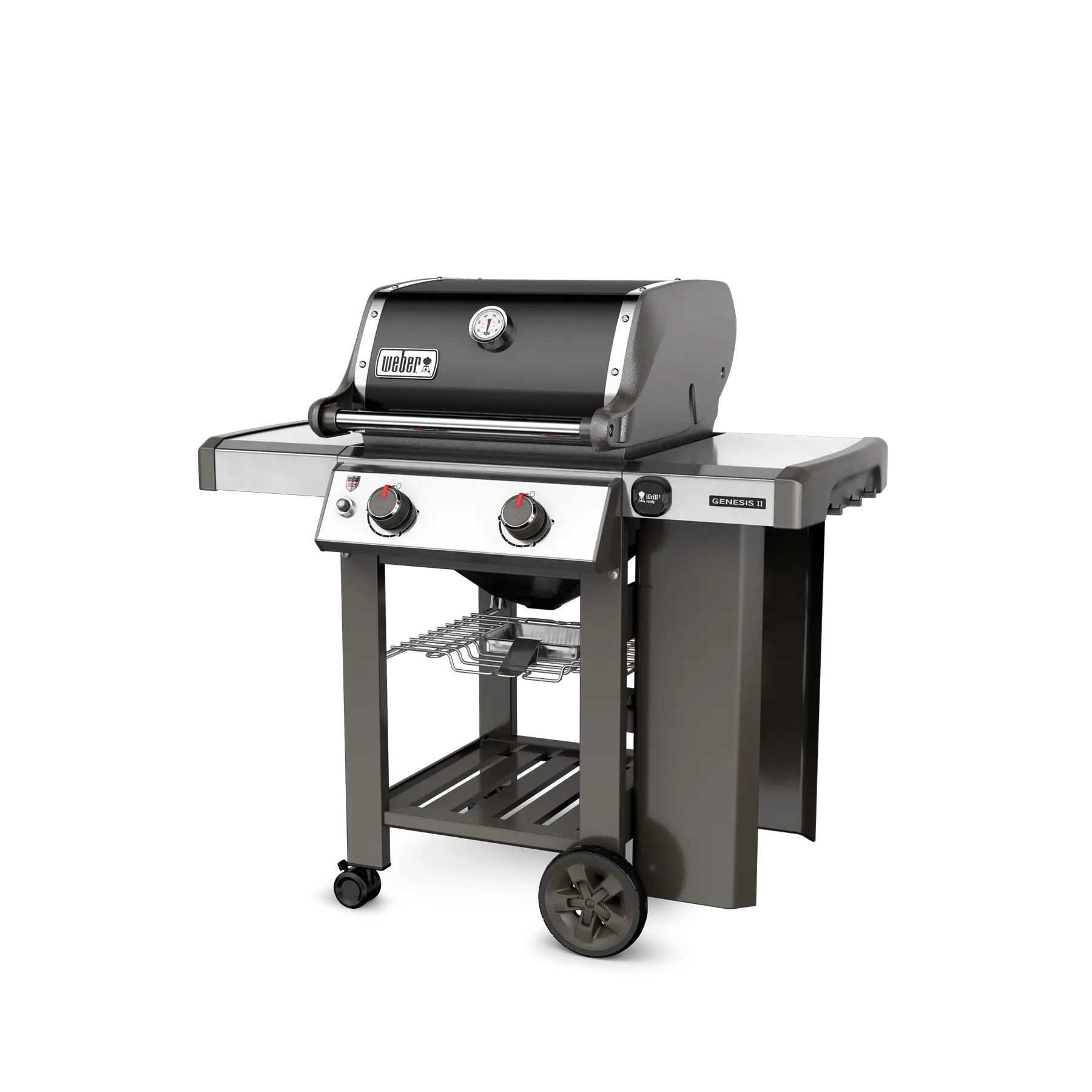 Black and Steel Barbecue Grill