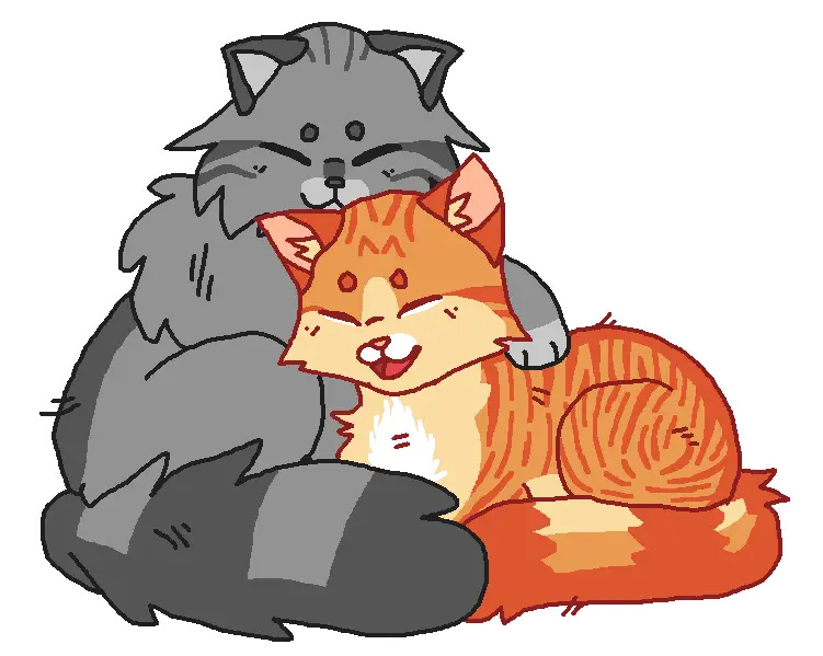 Cute Cats Hugging