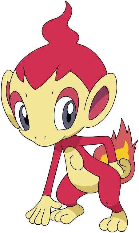 Fire Monkey Cartoon Character
