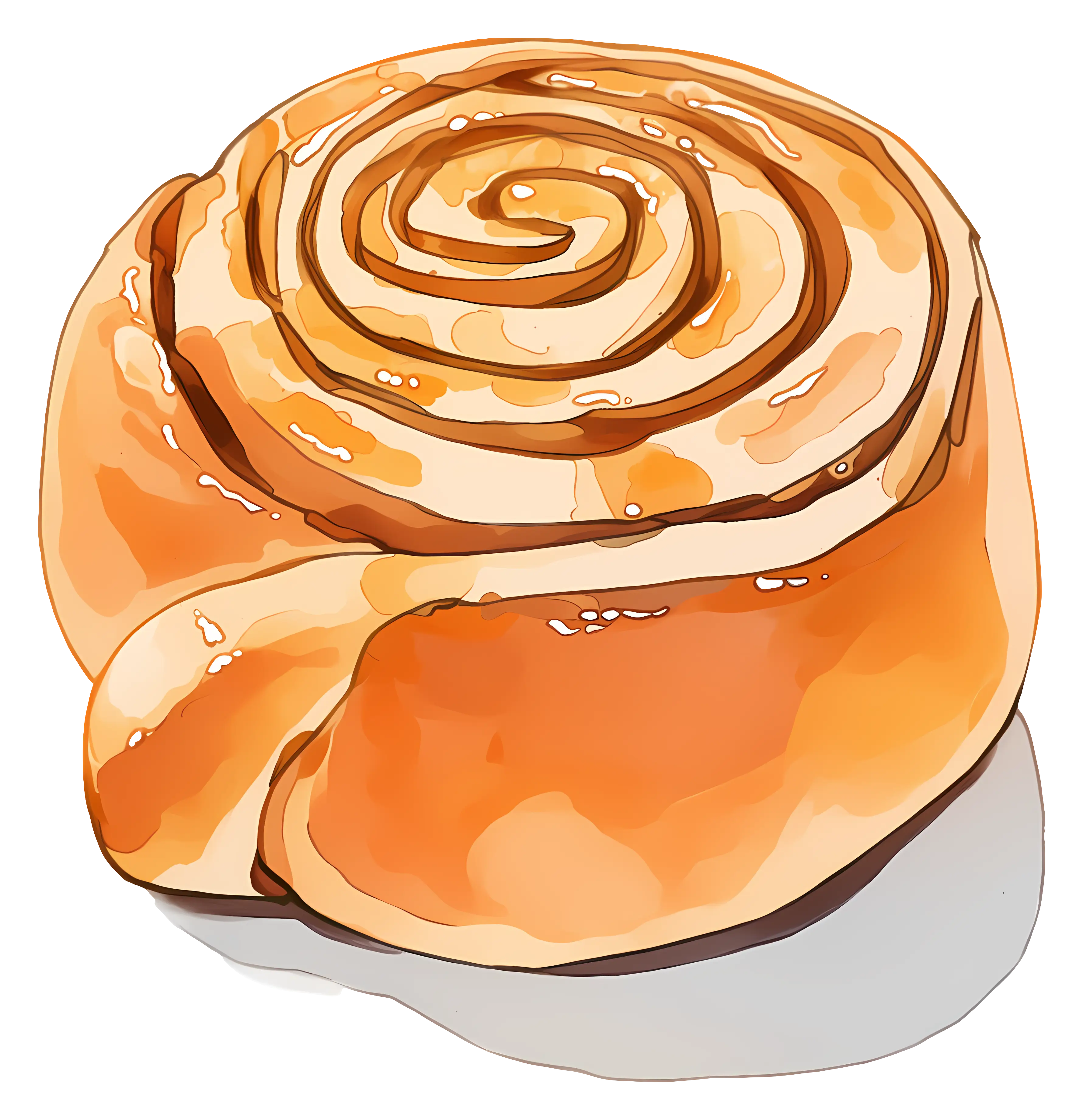 Glazed Cinnamon Roll