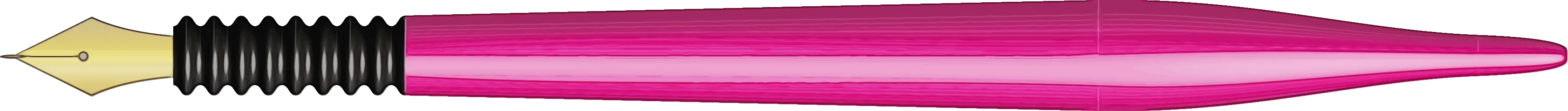 Pink Fountain Pen with Gold Nib