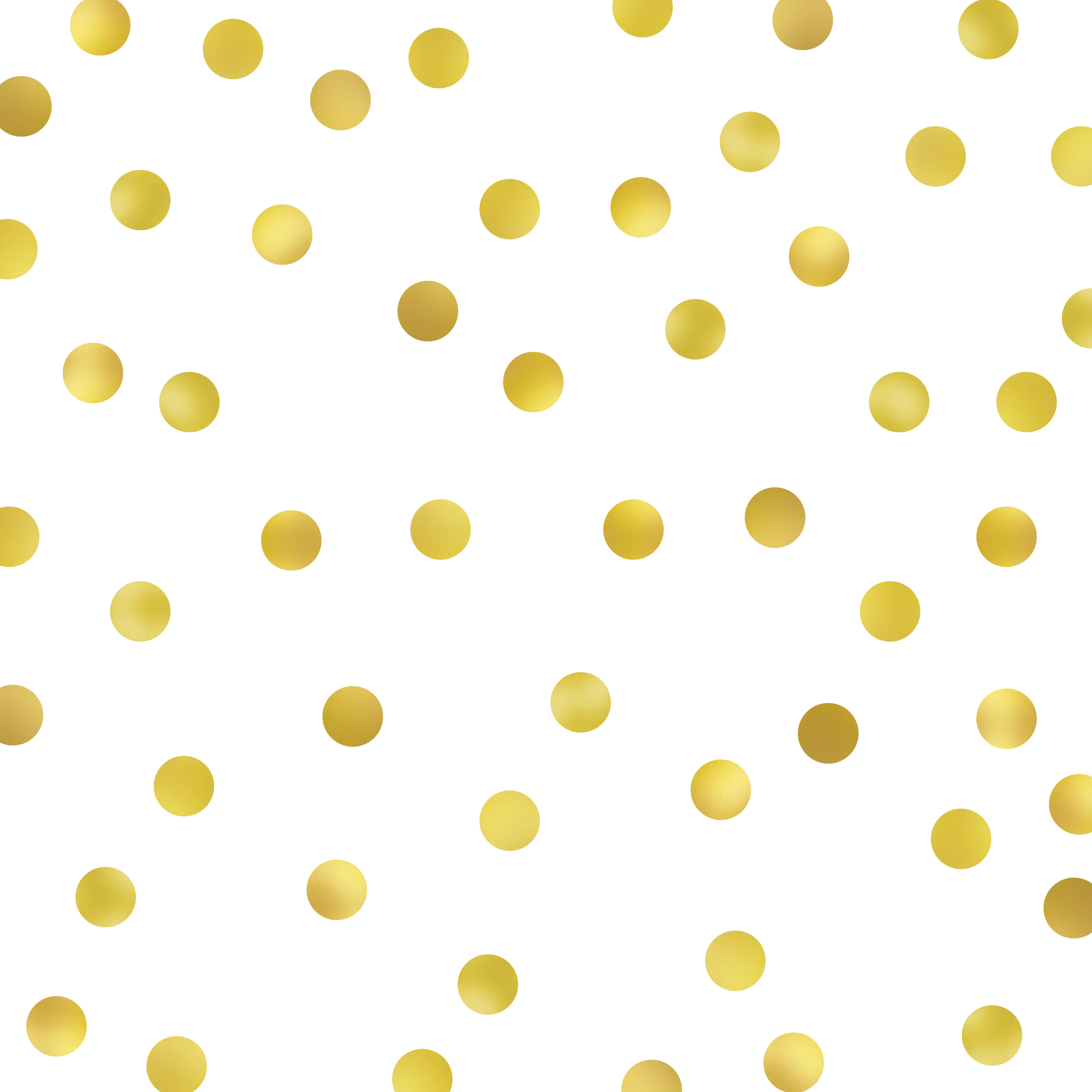 Gold Polka Dot Pattern for Festival Decor