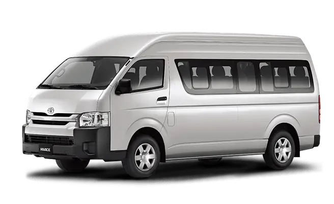 Silver Passenger Van for Transport