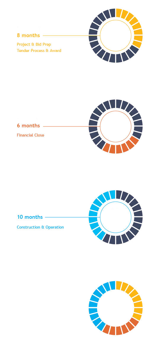 Project Timeline with Phases