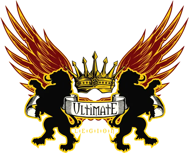 Royal Crest with Lions and Wings