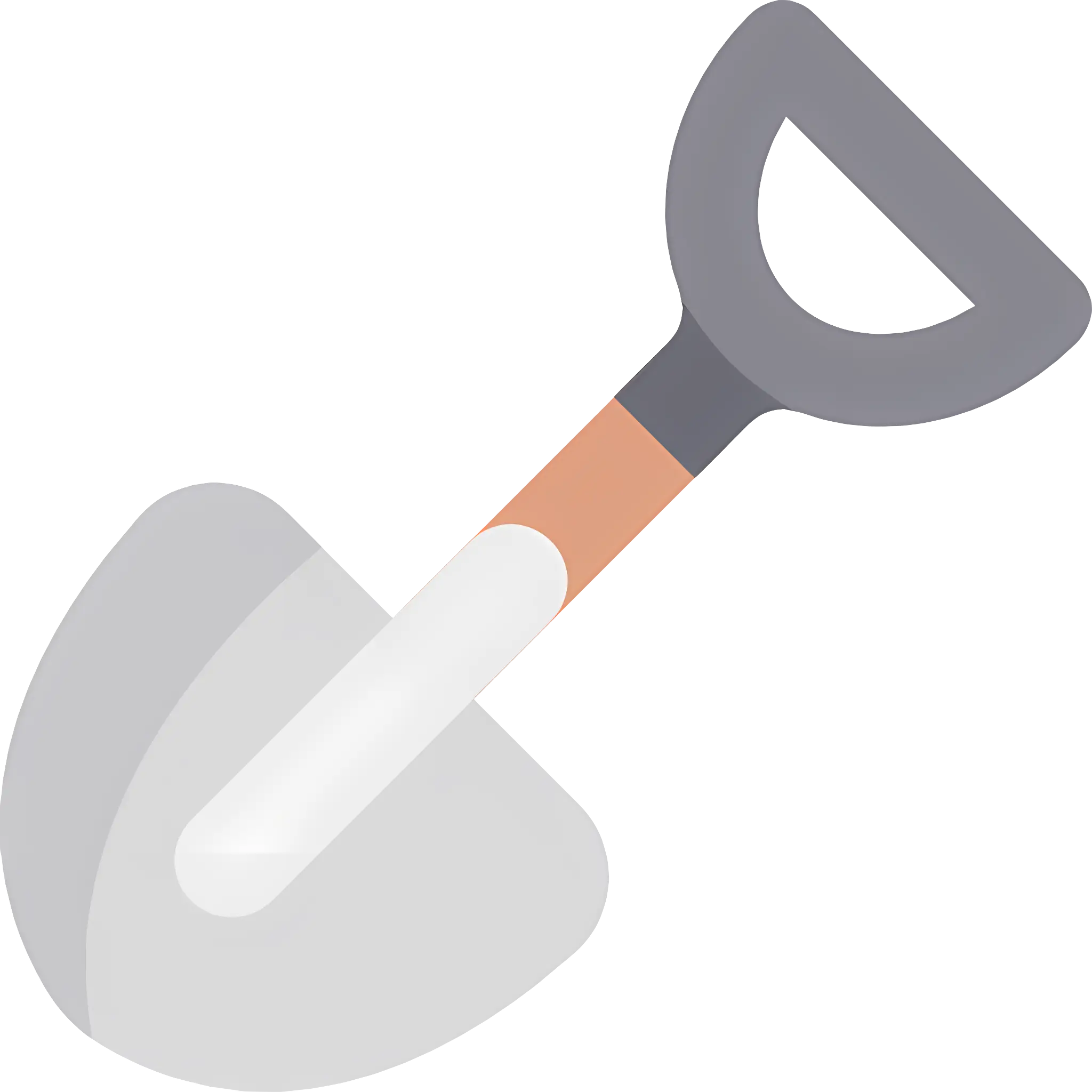 Cartoon Shovel for Gardening