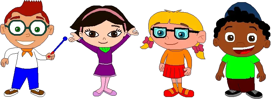 Group of Cartoon Kids