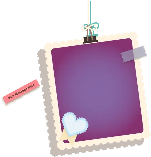 Decorative Photo Frame with Heart