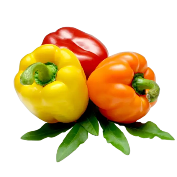 Colorful Bell Peppers Display