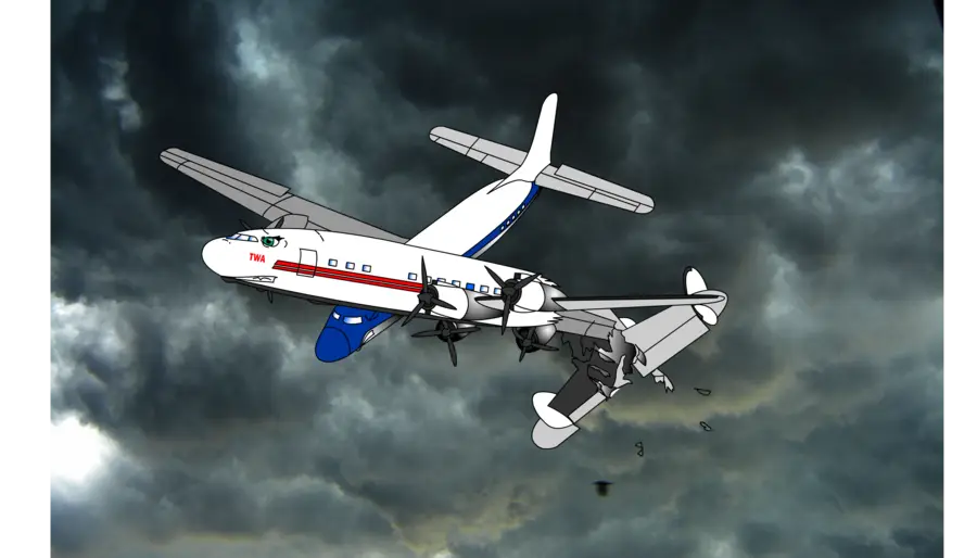 Airplane Collision in the Sky