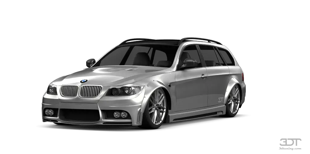 Silver Luxury Station Wagon Car