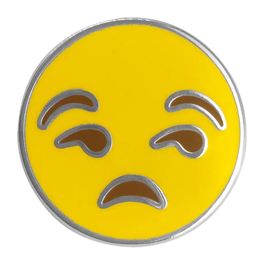 Disgusted Yellow Emoji Face
