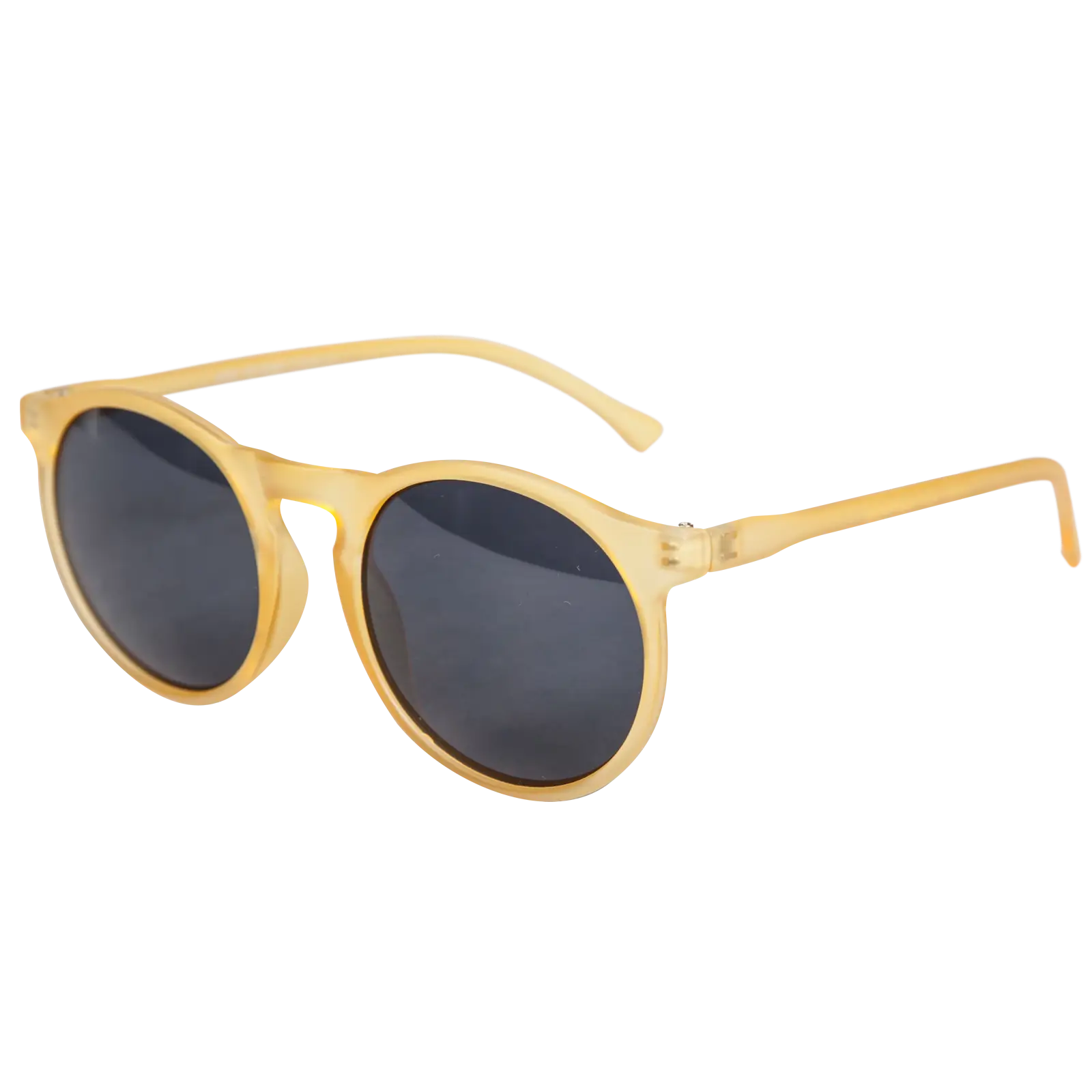 Yellow Frame Round Sunglasses