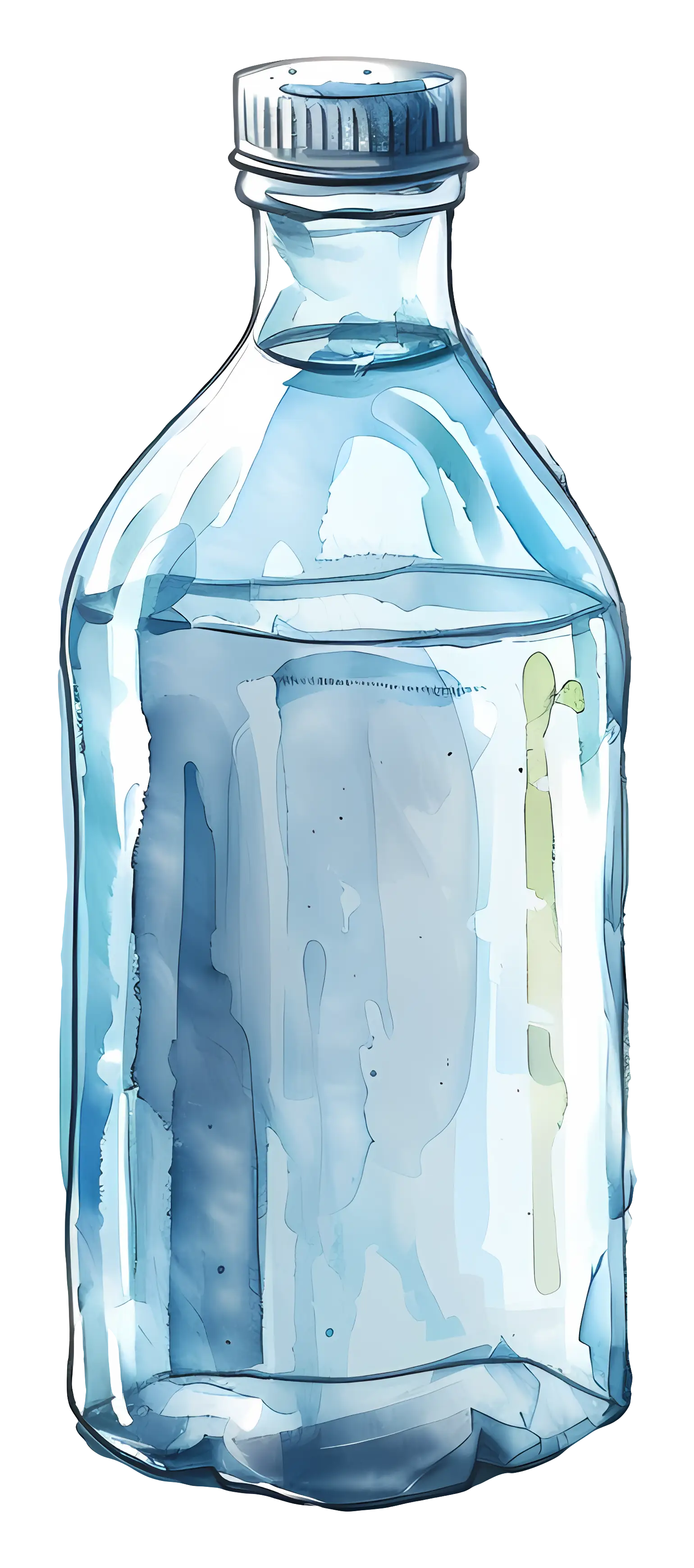 Illustrated Water Bottle