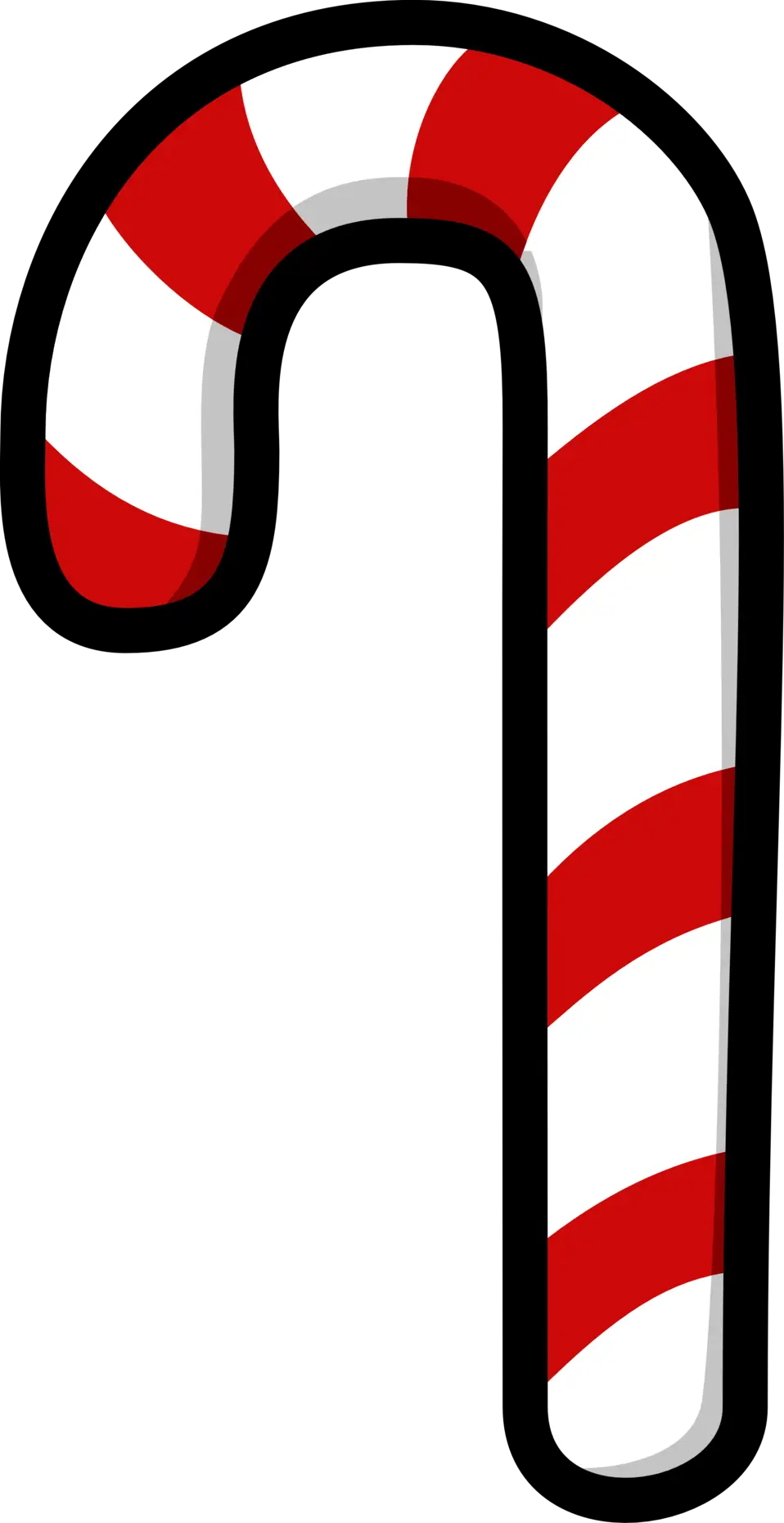 Red and White Candy Cane