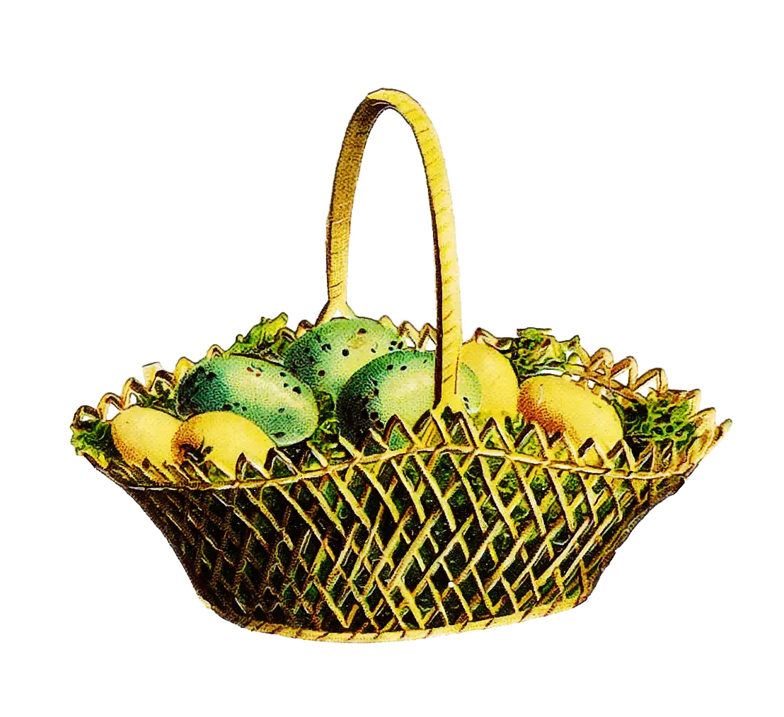 Decorative Basket with Fruits
