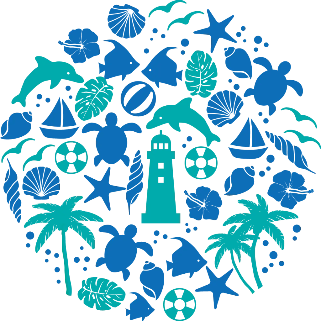 Sea Elements Pattern